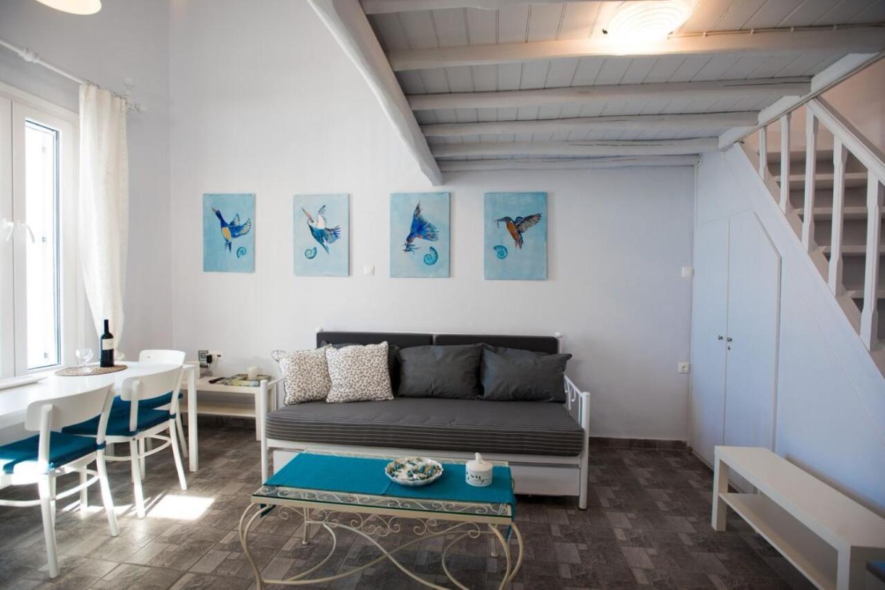 Вилла Traditional Split Level House In Mykonos Town Экстерьер фото