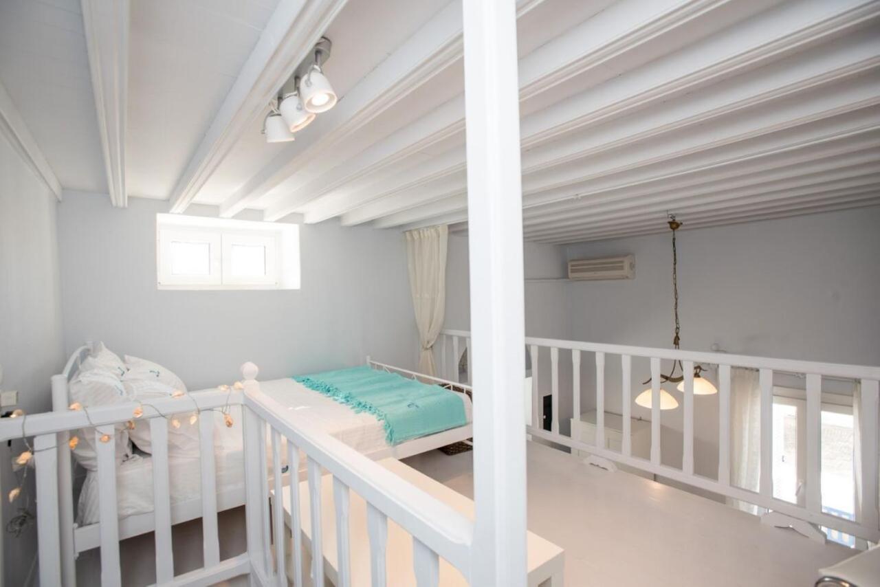 Вилла Traditional Split Level House In Mykonos Town Экстерьер фото